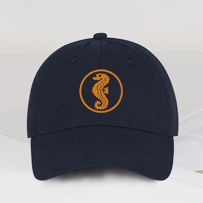 Seahorse SoftTop Baseball Cap Minimalist Ocean Style Unisex Beach Vacation Travel Daily Commute For Ocean Lovers Holiday Gif