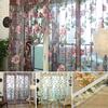 Home Textile Flower Embroidered Chinese Fabric Tulle Sheer 3D Window Curtain