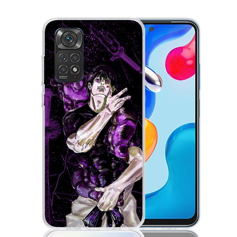 Kaisen J-Jujutsu Fushiguro Toji Phone Case For Xiaomi Redmi Note 10 9 9S 8 8T 7 5 Mi 12T 11T 10T 9T 15 Pro 14 Ultra 12 11 Lite 1