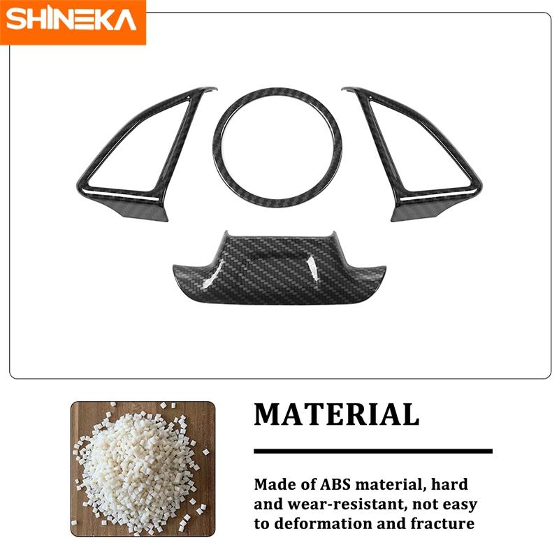 SHINEKA автомобильный руль, декоративная крышка, наклейка для Chevrolet Camaro 2017 2018 2022, интерьер