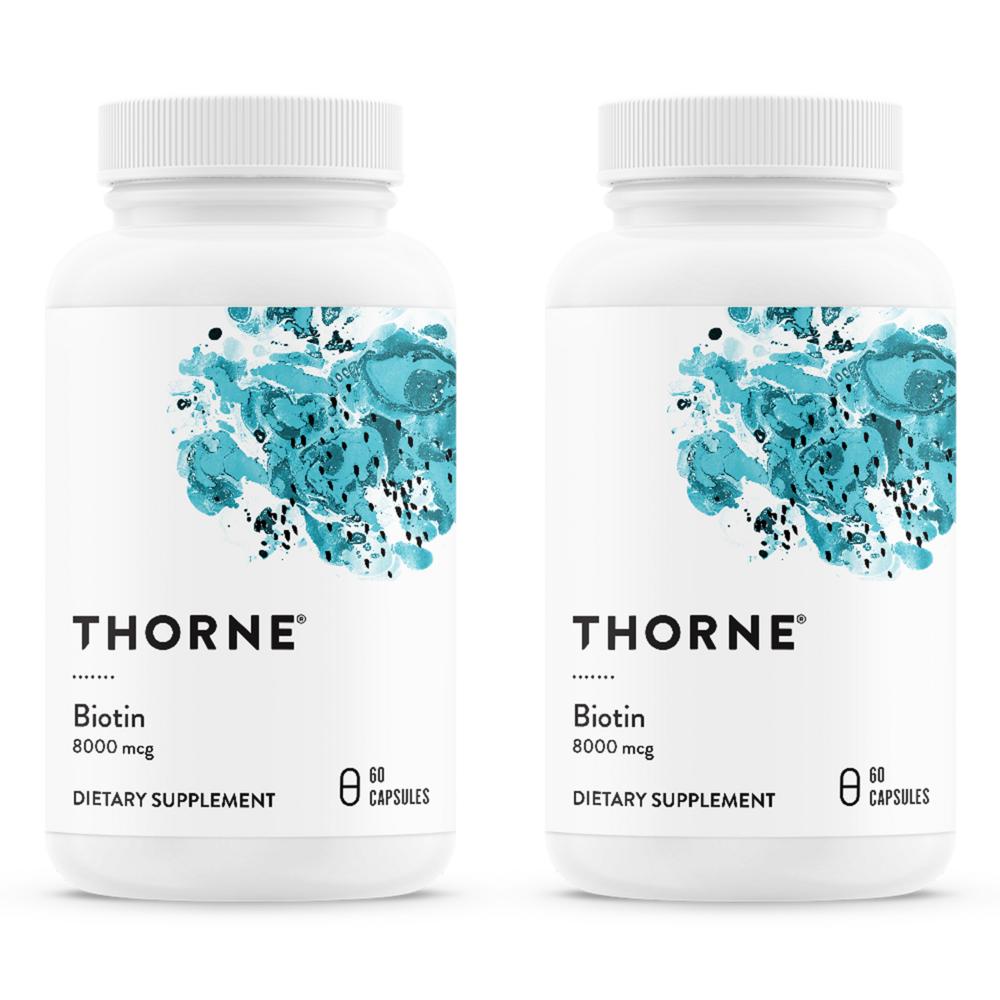 Thorne Research Биотин-8 Без глютена 60 таблеток 2 шт.