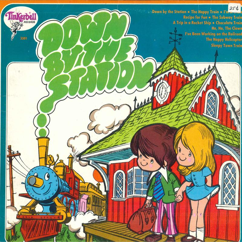 LP Record VARIOUS - Down Bi wai The Station 3301 TINKERBELL US Children's Used