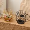 Creative Wrought Iron Storage Fruit Basket Electroplated Gold Spray Painted Ornaments Fun Home Crafts Ornament That Can Be Store