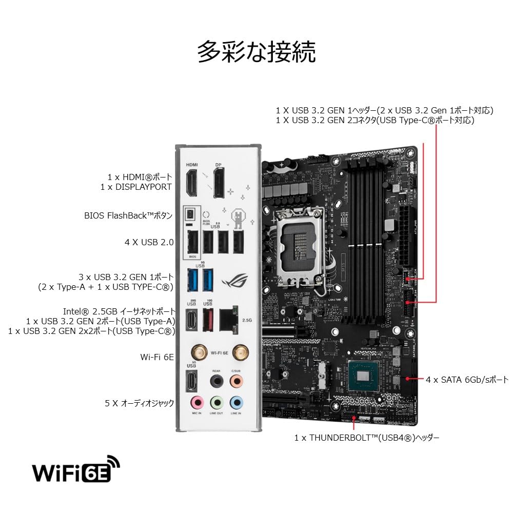 ASUS ROG STRIX GAMING WIFI процессор поколения Intel совместимый с LGA1700 B760, оснащенный DDR5 mATX, авторизованный дистрибьютор, продукт B760-G 14th/13th/12th
