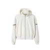 Anta Comfortable Warm Minimalist Hooded Jacket Women Jacket Ivory-White Digital-Fog-Gray 162518755-1