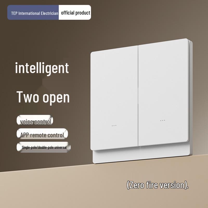 Ультратонкий умный выключатель, совместимый с приложением Mijia, с Bluetooth Mesh 2.0 для дома.