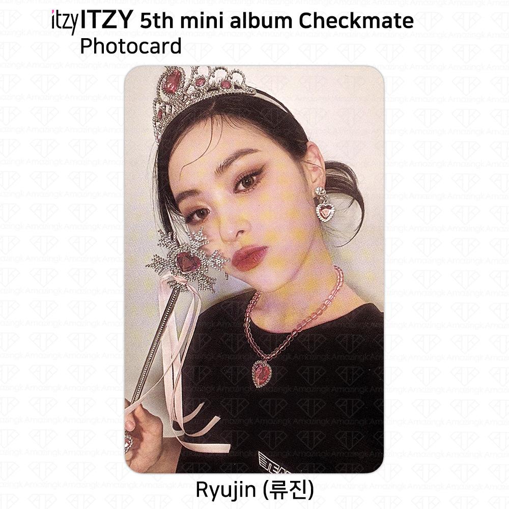 ITZY 5-й мини-альбом «Шах и мат», официальная фотокарта, прозрачная карта, специальная карта KPOP