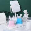 Ультразвуковая электрическая зубная щетка U-образной формы, электрические зубные щетки для взрослых, водонепроницаемость IPX7, 4 режима