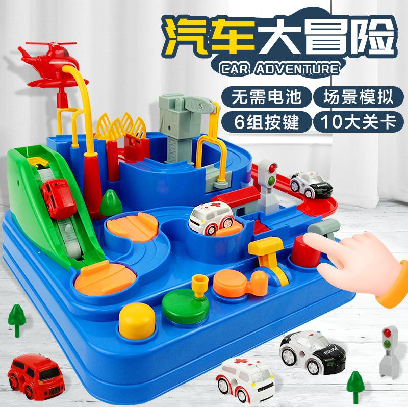 Children'S Rail Car Inertia Roller Coaster Car Adventure Boy Gift Educational Toys