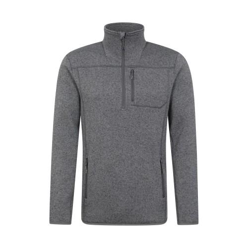 Mountain Warehouse Mens Helford Half Zip Fleece Top