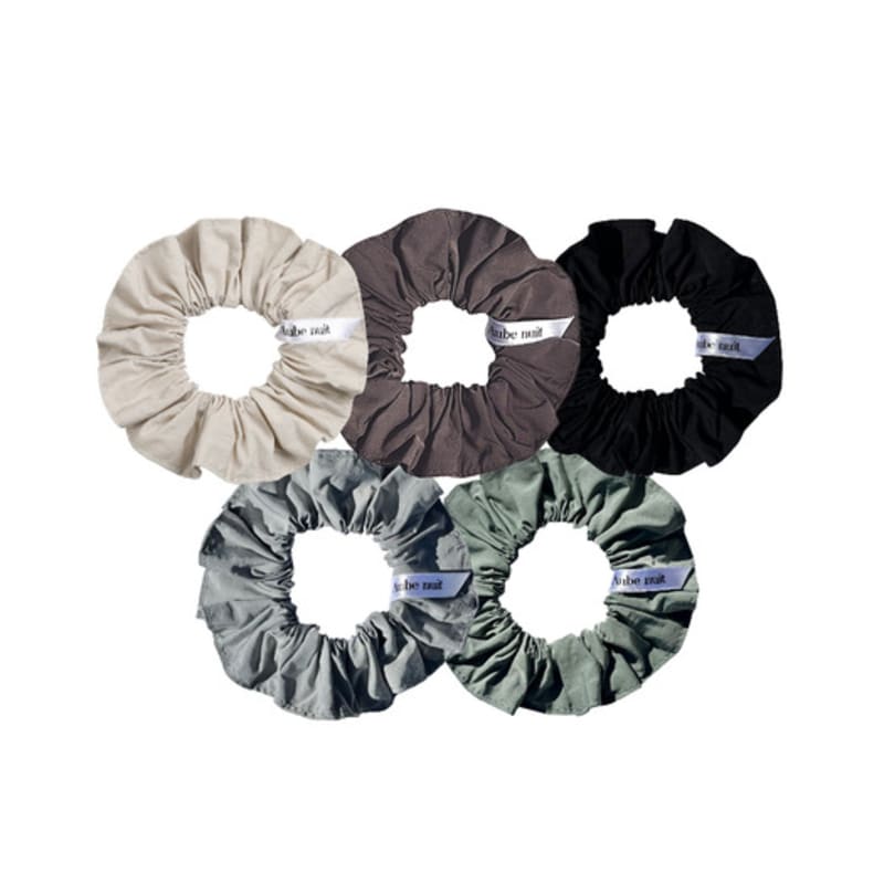 Ночная рубашка [Переработанный нейлон] Новая резинка для волос на дождливый день цвета слоновой кости S