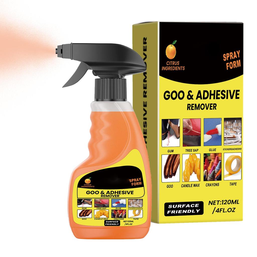 120 мл Средство для удаления клея Спрей для удаления наклеек Многофункциональное средство для удаления клея Очиститель клея Жидкость для удаления двусторонней клейкой ленты