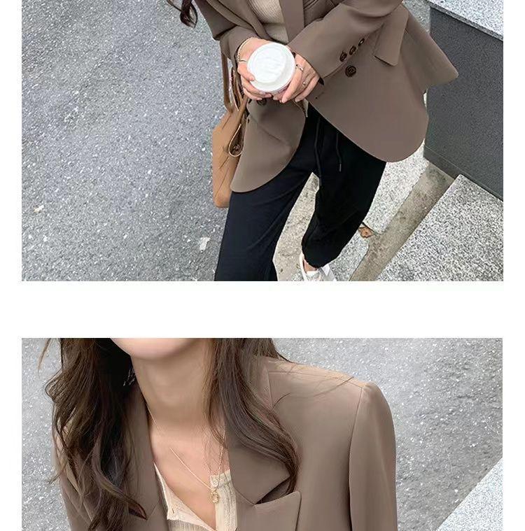 Women's Mid-Length Suit Jacket 2025: Internet Celebrity Style for Spring/Autumn - Trendy, High-End, and Chic