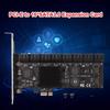 Expansion Card Port PCIE Expansion Card PCIE Adapter 16 Port 6Gbps PCI-Express X1 to SATA 3.0 Expansion Card