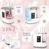 Electric  3 IN 1 Makeup Brush Cleaneing Machine Makeup Brush Dryer Portable Automatic USB Cosmetic Brushes Cleaner Tool