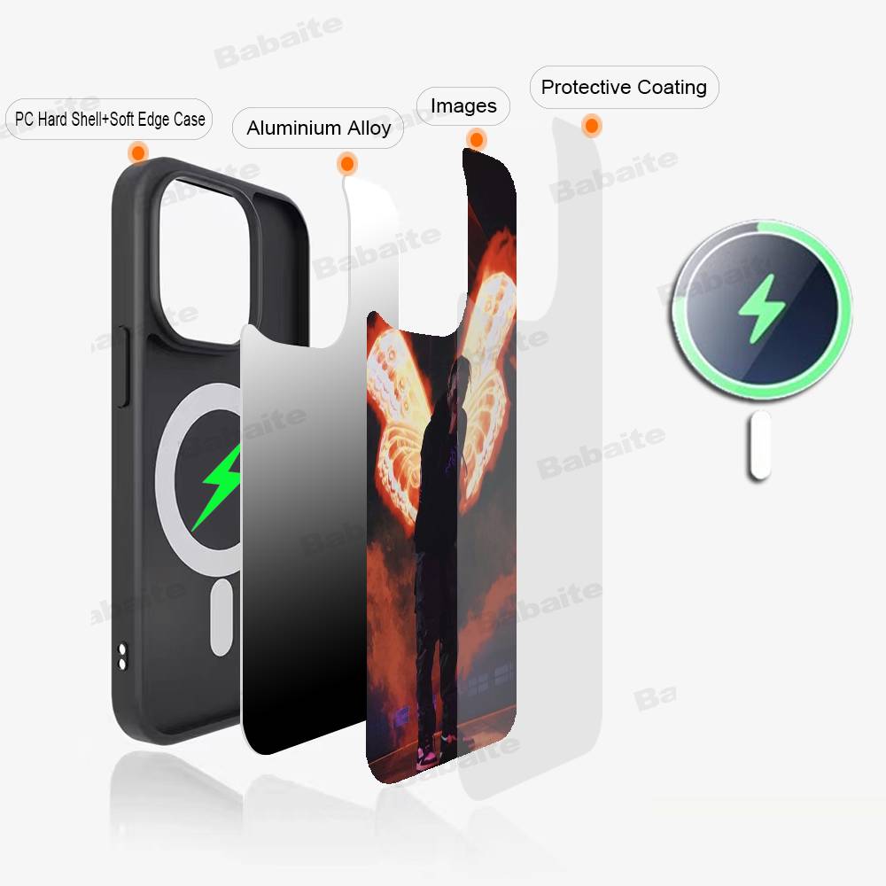 Магнитный чехол для телефона рэпера Don Toliver для iPhone 16 15 14 13 12 11 17 Pro Max Plus Cover с поддержкой беспроводной зарядки