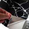 Black Marble Pattern Self-adhesive Wallpaper Oil Proof Sticker Home Decoration TV Background Wall Sticker Paper Wall Sticker