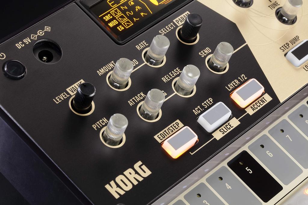 KORG Digital Percussion Synthesizer Volca Drum Rhythm Machine Speaker Compact Size That Can Be Used with Headphones Compact Size That Can Be Used