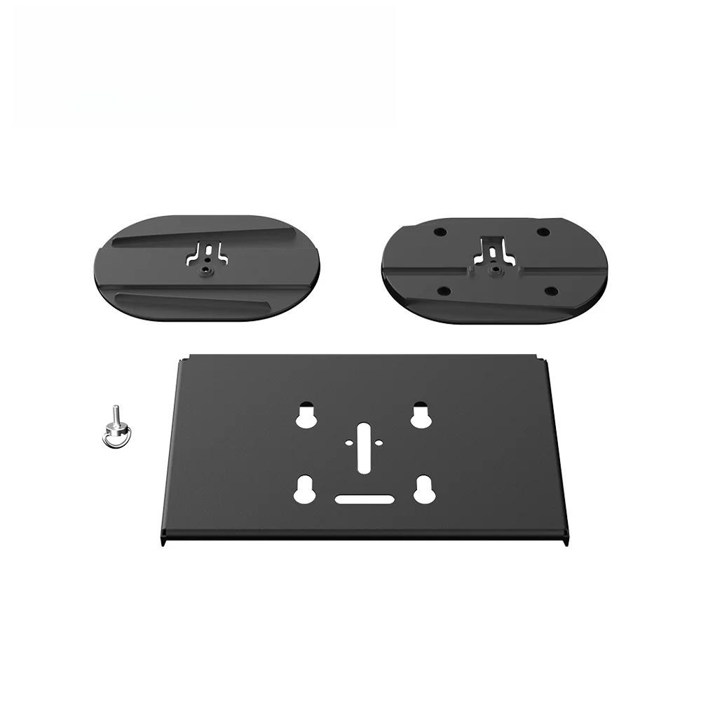 Настенное крепление для PS5 Slim/PS5 (Диск и цифра), Стальной настенный кронштейн с 1 держателем для гарнитуры и 2 крючками для контроллеров