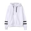 Women's Fashion Casual Loose Long Sleeve Solid Color Hooded Sweatshirt Blouse