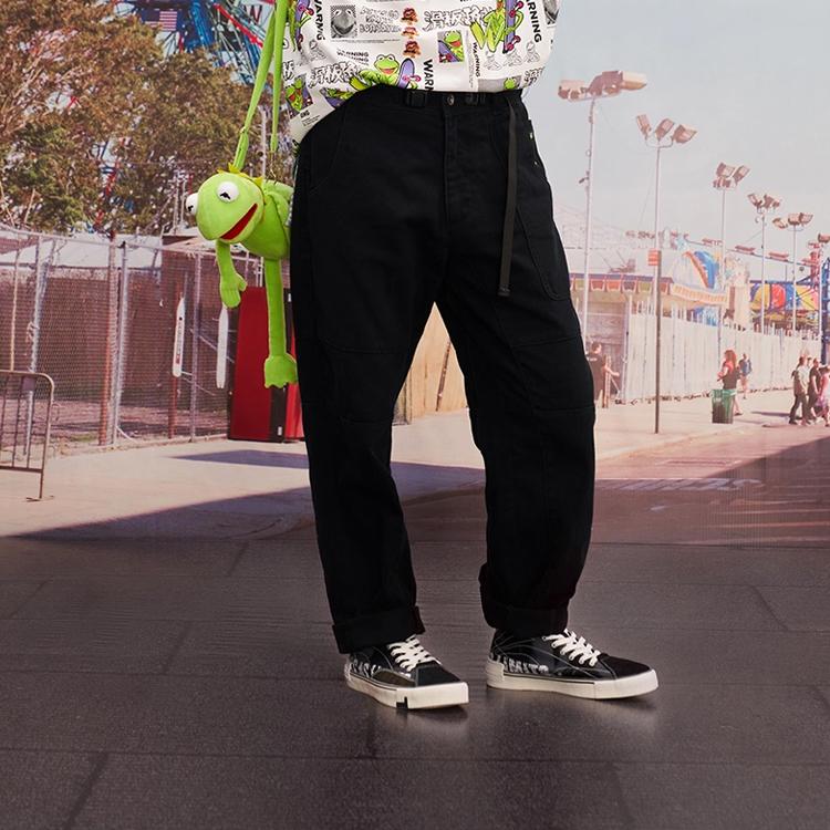 Li Ning x Disney Повседневные брюки Унисекс Черные AKXR463-2