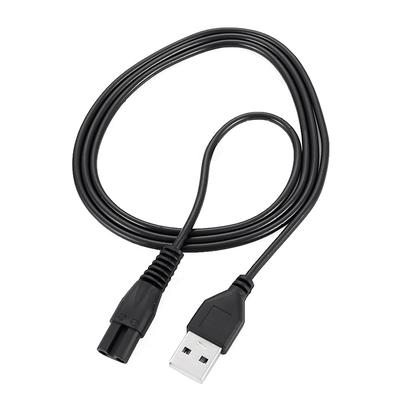 USB 8-образный хвостовой зарядный кабель USB-интерфейс Кабель для бритвы Кабель для зарядки электрической бритвы 8-образный хвостовой кабель