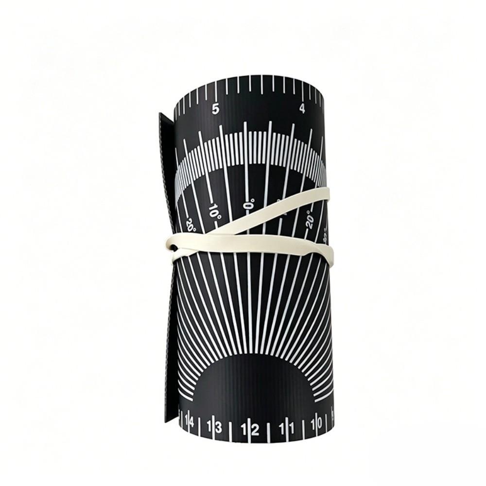 PVC Cloth Circumference Marker Flexible Layout Gauge Wrap Around Pipe Measuring Tool Pipe Fitter