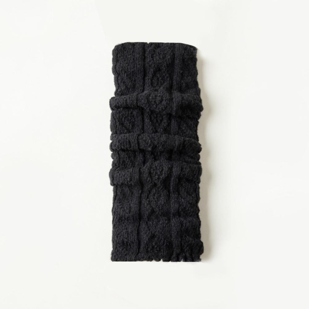 Over Knee Knitted Leg Warmers Solid Color Women's Leg Socks New Boot Cuffs Leggings Winter