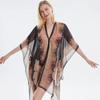 Breathable Chiffon Blouse Luxury Bikini Cover Tops Fashion Beach Shawl Summer