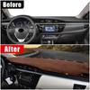 Автомобильные аксессуары для Toyota Corolla E180 2014 2015 2016 2017 2018 Чехол на приборную панель, избегайте попадания света, коврик с защитой от ультрафиолета, нескользящий