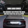 3D s1 4 Ring Badge Accessories Car Front Bonnet Grille Rear Trunk Emblem Decoration Sticker For s1 S4 Original Replacement