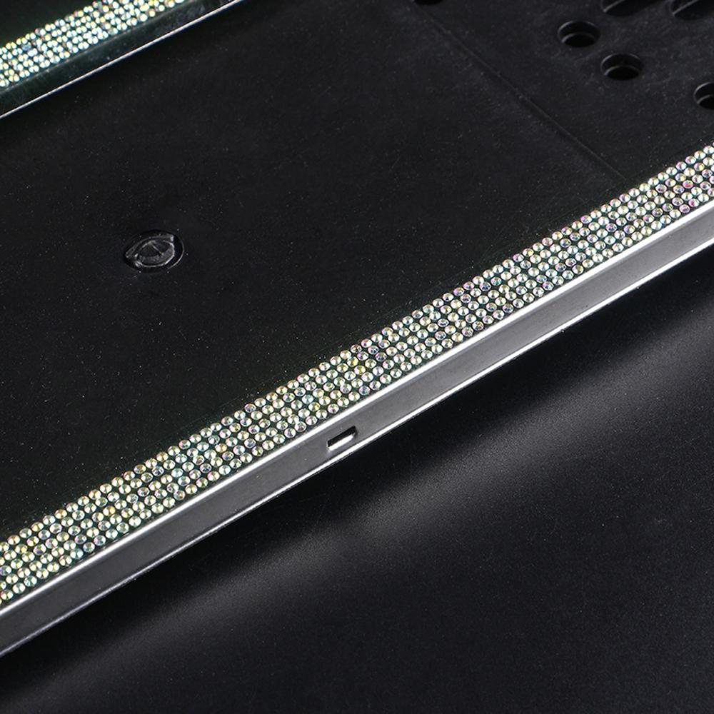 1PCS Russian Car License Plate Frame Crystal License Plate Frame Luxury Car Frame Plate Bling Car Accessories Interior for Woman
