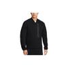 Solid Color Zip-Trim Slim Fit Baseball Collar Jacket Men Jackets Black FB8009-010