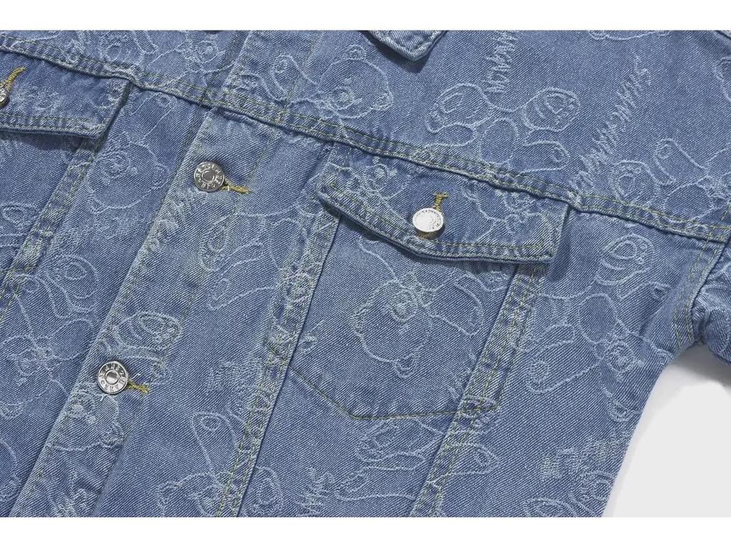 Men's Slim Korean Style Denim Jacket and Pants Set - Trendy Spring/Autumn Student Fashion