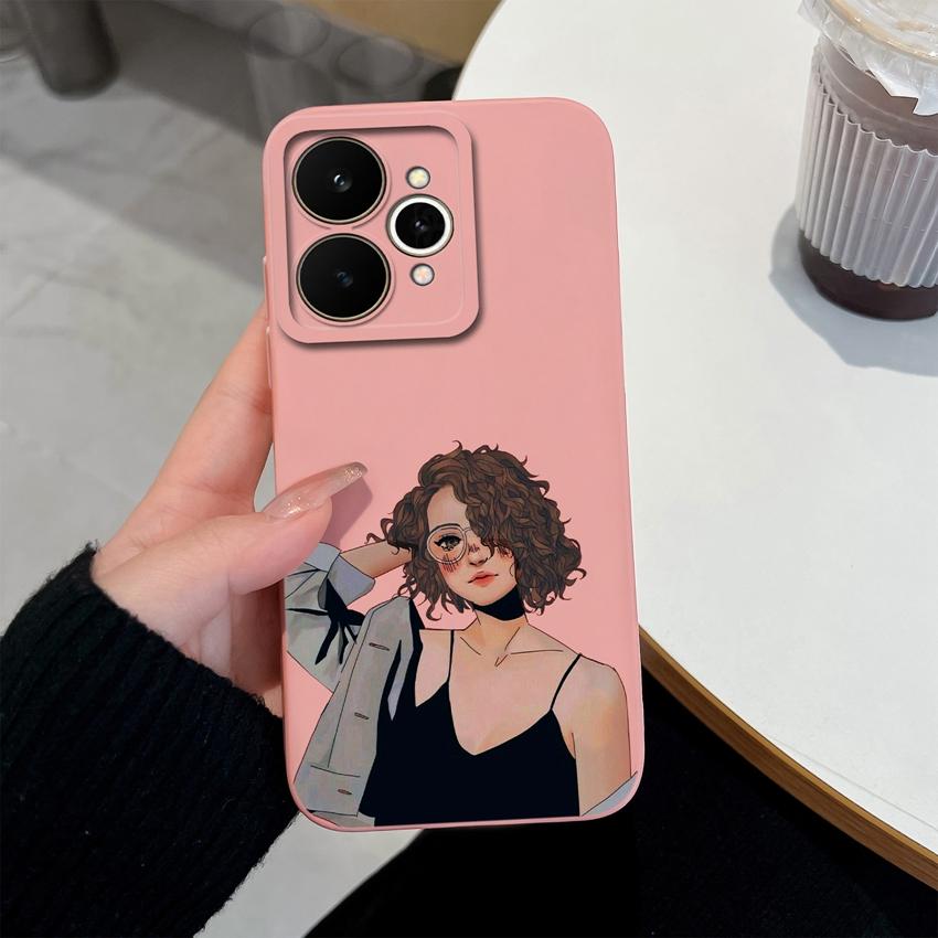 Для Realme 15 C73 C33 C35 Note 70 70T 15T 15X C21Y C25Y Противоударный силиконовый чехол для телефона Модные чехлы с узорами для красивого мальчика и девочки Задние крышки для Realme