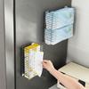 Wall Mounted Magnetic Tissue Box Adjustable Wet Wipes Storage Box Napkin Holder  Living Room
