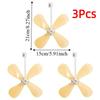 3Pcs Wall Mounted Air Conditioning Ventilator Anti Direct Blowing Air Conditioner Vent Fan  For Home