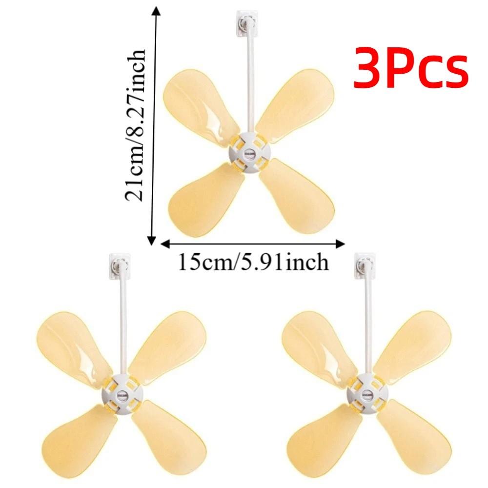 3Pcs Wall Mounted Air Conditioning Ventilator Anti Direct Blowing Air Conditioner Vent Fan For Home