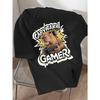 European sizes Boys' New Spring/Summer Loose-Fit Casual Fashionable Versatile Street-Style Cool Capybara Anime Cartoon Print Short-Sleeve T-Shirt