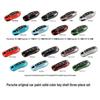 Fits Porsche Key Shell: New Cayenne, Macan, Panamera, 718, Taycan - Ice Raspberry Pink Matte Gray Solid Color