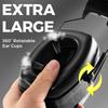 ProCase Adult Noise Cancelling Earmuffs with Adjustable Ear Hearing Protection Noise Reduction 35dB NRR Black Headband, Covers, Headphones, Rate -
