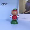 Solar Swing Figures for Cars Powered Dancing Car Ornament, Creative Dashboard Christmas Cartoon Figure Gifts Friends Auto Interior Decoration,