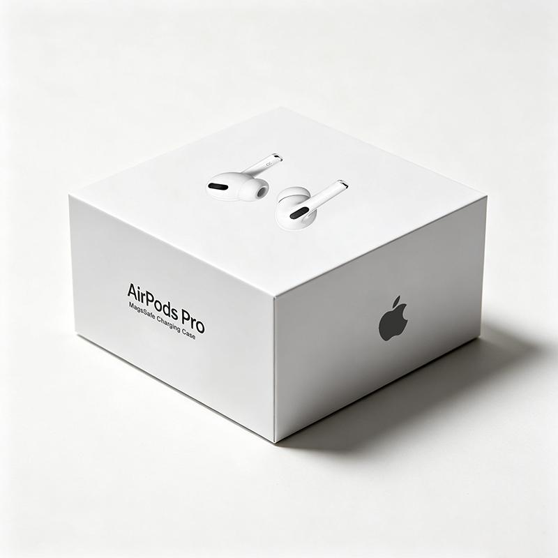 Удобные внутриканальные наушники AirPods Pro с двойным микрофоном для четких звонков, улучшенным активным шумоподавлением (ANC), 30-часовым временем работы от аккумулятора, погружающим звуком