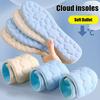 1pair/5pairs Massage Memory Foam Insoles for Shoes Sole Breathable Cushion Sport Insoles Feet Running Orthopedic Insoles Men Women Shoe Pads
