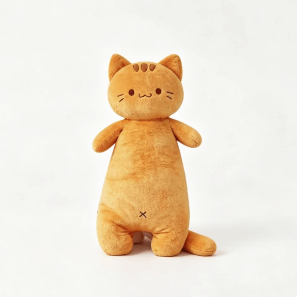Big Size Cat Stuffed Doll Long Long Cat Plush Toy Funny Cat Plush Body Pillow Bed Sleeping