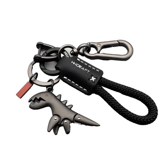Yousheng Dinosaur Charm Keychain Zinc Alloy Animal Keyring Keys Backpacks Handbags Keychain Stylish Accessories