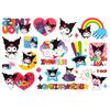 Sanrio Cinnamoroll Kuromi 8 листов наклеек для татуировок 222 типа, 1 набор, Sanrio Tinipping