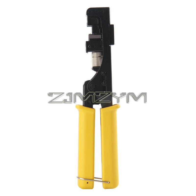 Инструмент для заделки Keystone Jack 90/180 градусов, специфическая модульная посадка, инструмент для обрезки и обжима сетевого кабеля CAT5 и CAT6