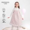 MOMOCO Девочки Осенне-Зимний жилет-платье Комплект из двух предметов 2025