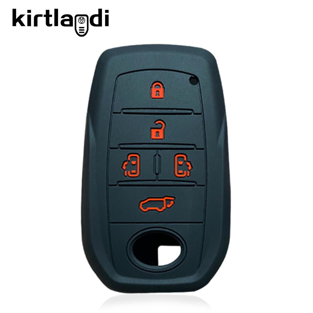 Пульт-брелок с 2/3/4/5 кнопками для Toyota Camry Land Cruiser Prado 150 Mark X Venza Fortuner Rav4 Highlander Yaris Auris Чехол для ключа